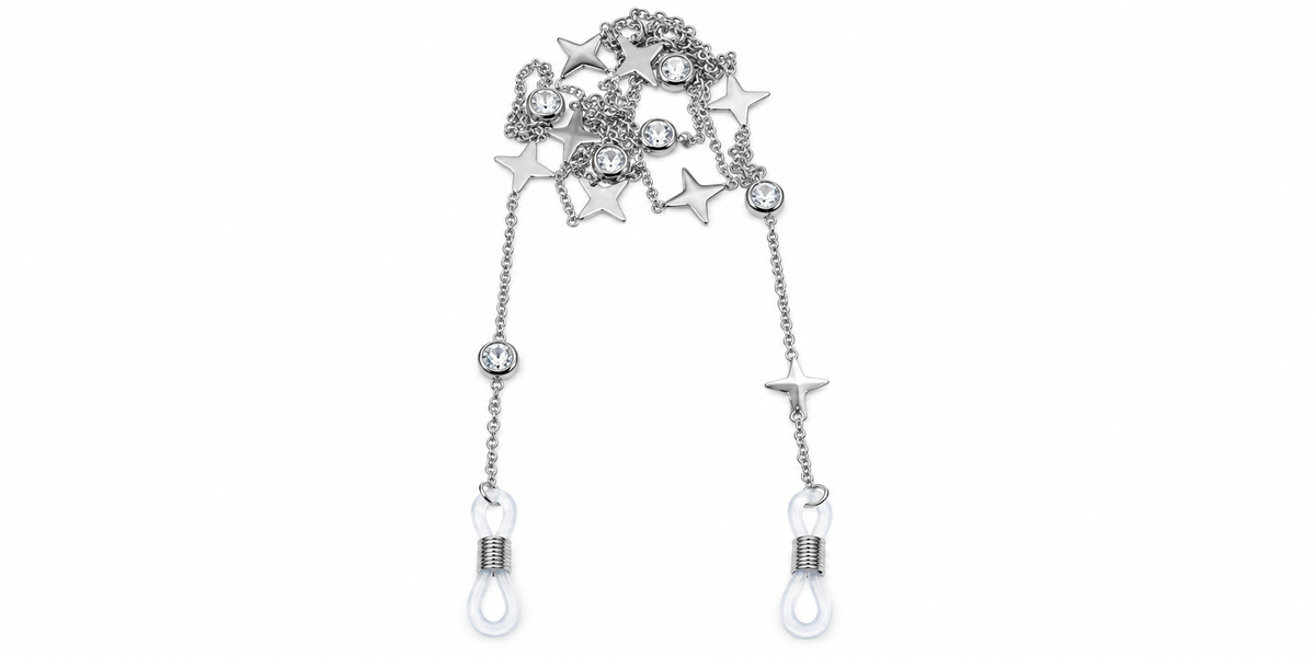 Colgante Estrellas - Acero Inoxidable Plateado